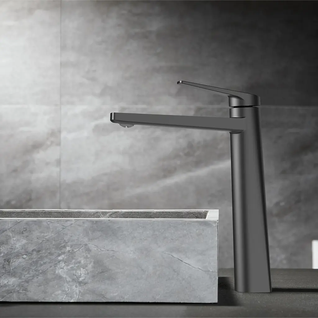 BM 366252 GM Basin Mixer Tall Gun Metal