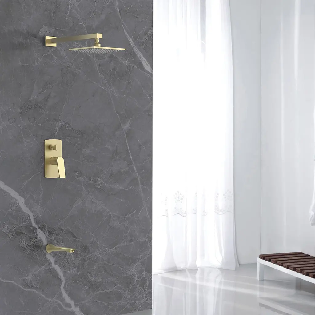 CM 365022 BG 2 Way Concealed Shower Set Gold