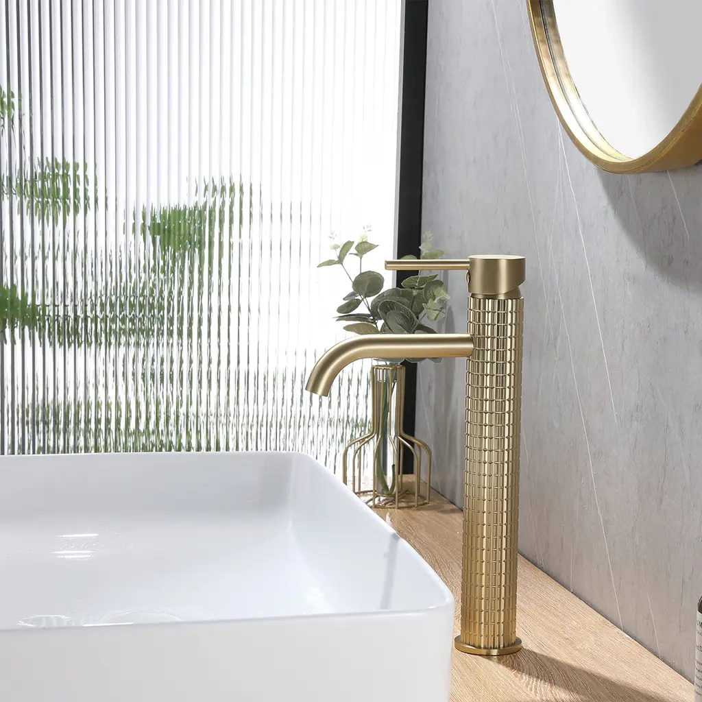 BM 366402 BG Basin Mixer Tall Gold