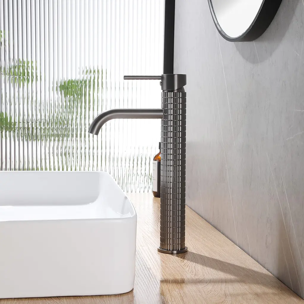 BM 366402 GM Basin Mixer Tall Gun Metal