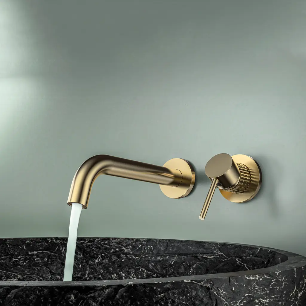 BM 366428 BG Concealed Basin Mixer Gold