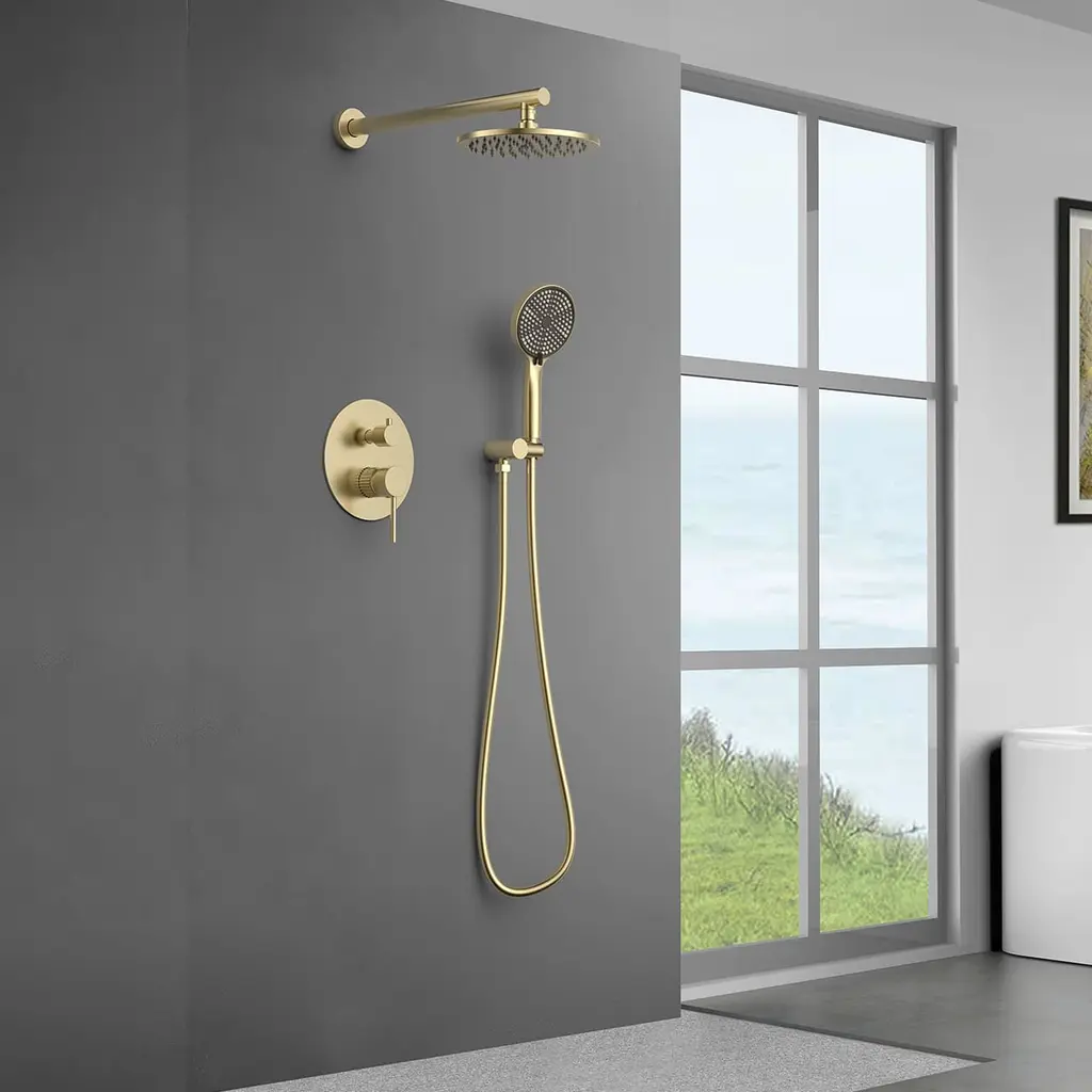 CM 366422 BG 2 Way Concealed Shower Set Gold