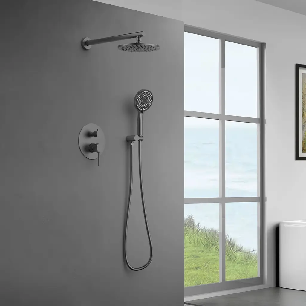 CM 366422 GM 2 Way Concealed Shower Set Gun Metal