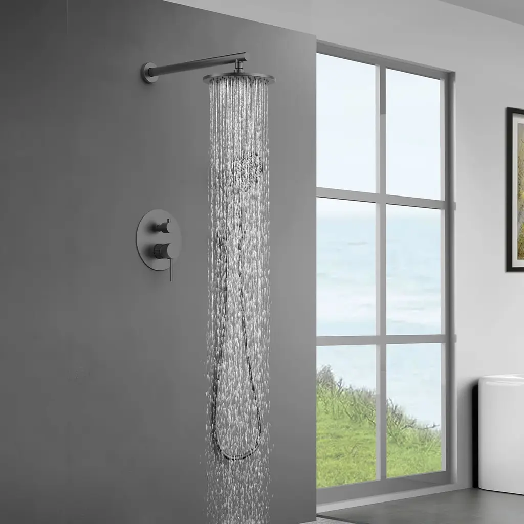 CM 366422 GM 2 Way Concealed Shower Set Gun Metal