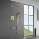 CM 366423 BG 3 Way Concealed Shower Set Gold