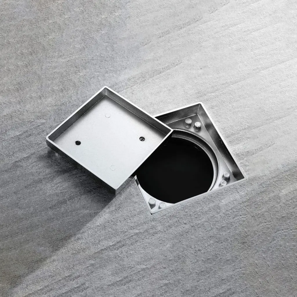 FD 7347079-316 Floor Drainer 15x15 SS316 4"