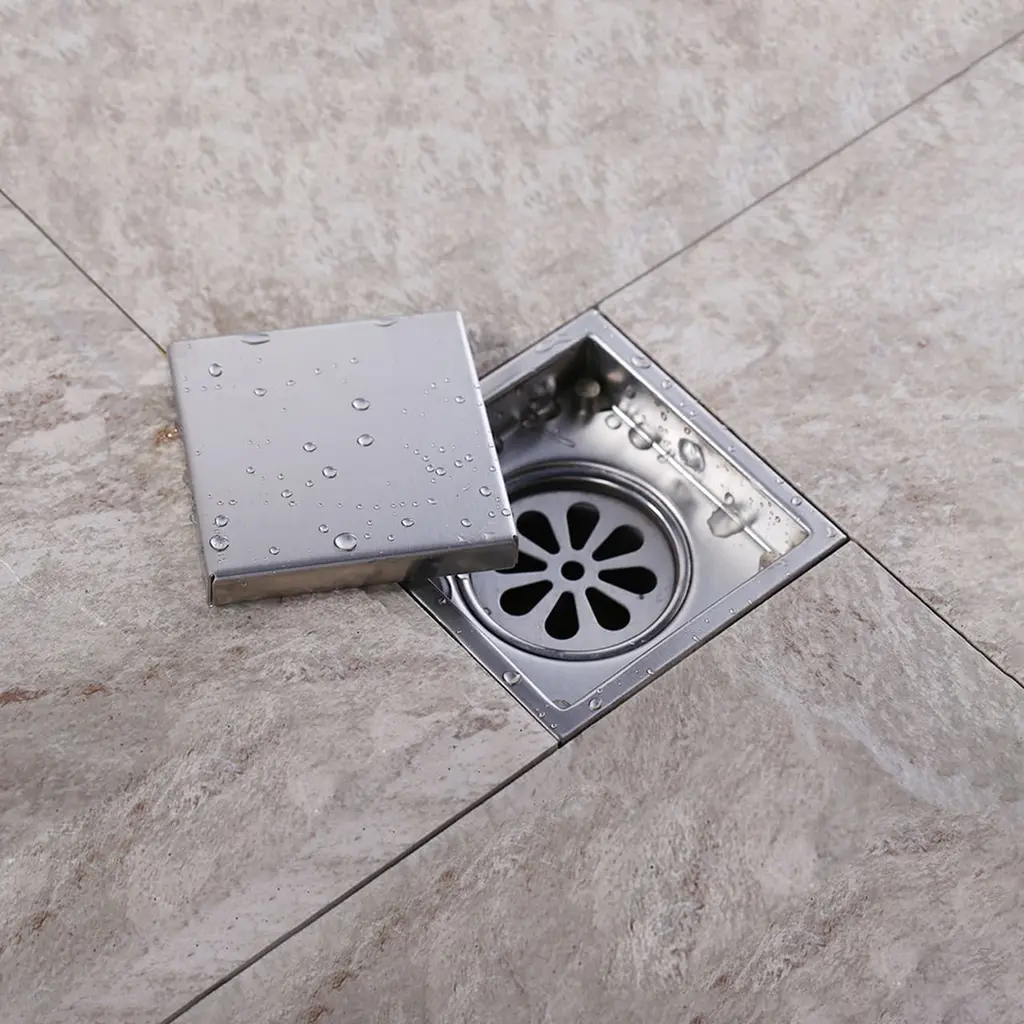 FD 7347079-316 Floor Drainer 15x15 SS316 4"