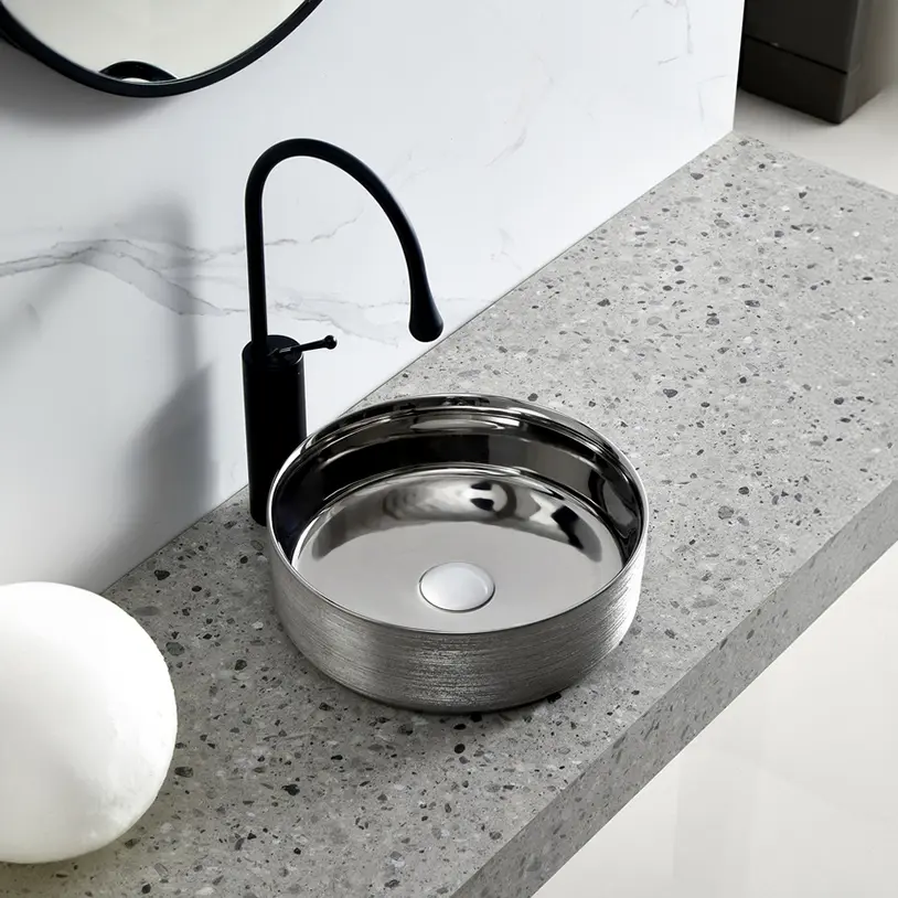 Countertop Wash Basin Silver 3134