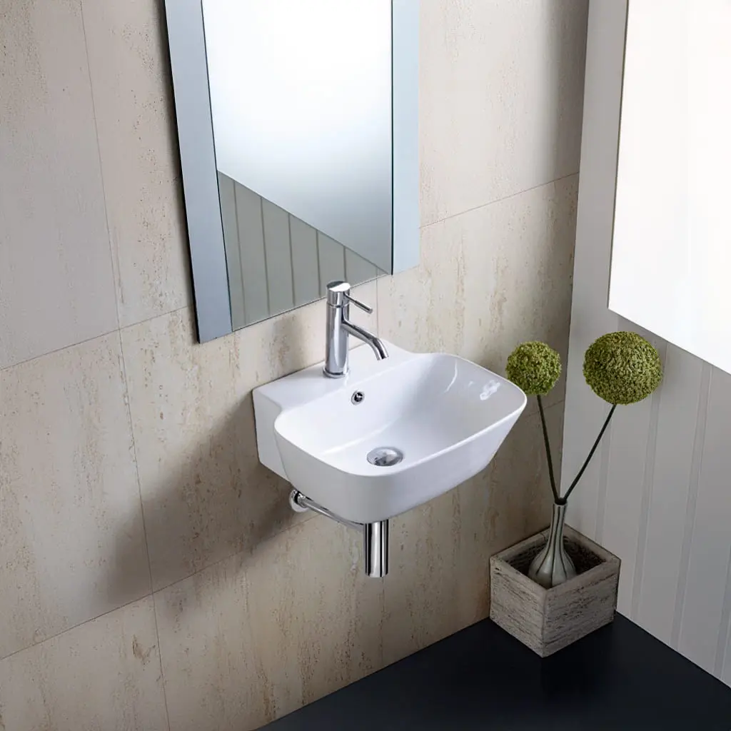 1095 Wall Hung Basin Half 48x41x17 cm (91095)