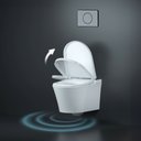 SWT-443664 Wall Hung Smart Toilet+Concealed Cistern