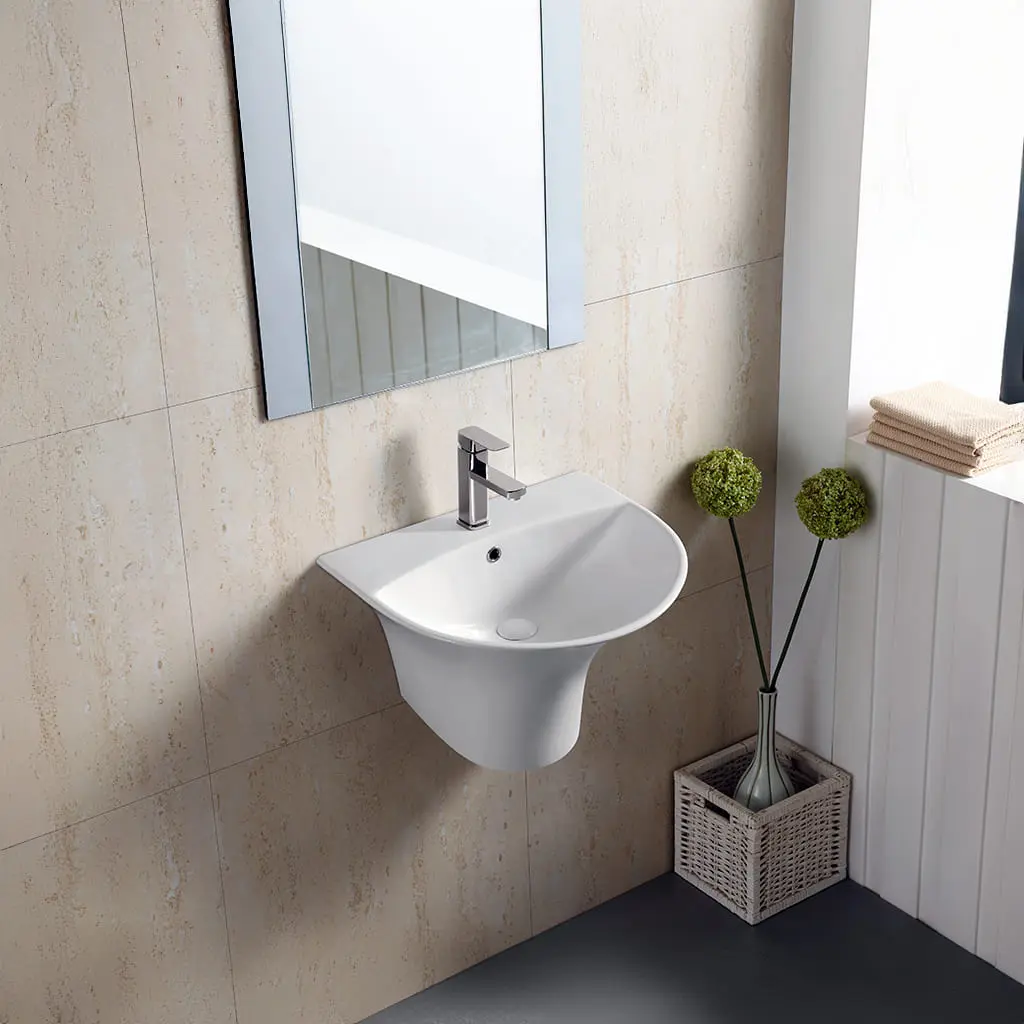 5300B Wall Hung Basin 58x49x40cm