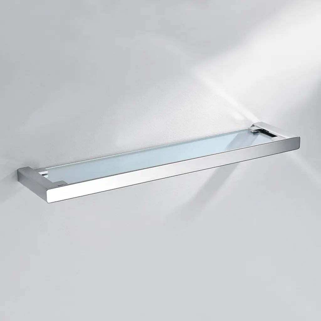 481 313 CH Glass Shelf Full Brass 1313