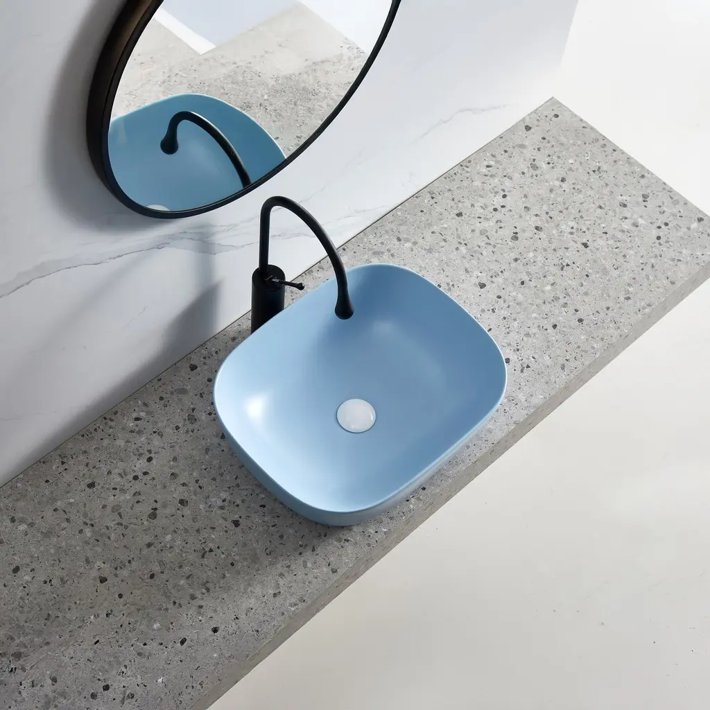 Countertop Wash Basin Blue 2143