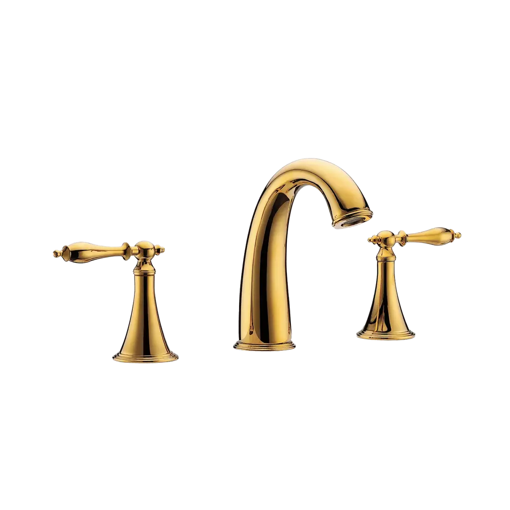 Classic Double Handle Basin Mixer Gold BM 7399438
