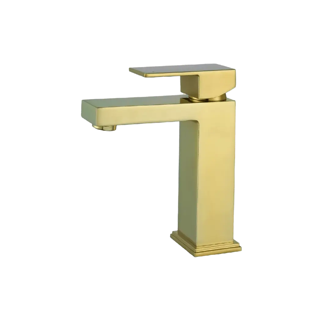 Basin Mixer Square Brushed GOLD BM 7311150 BG