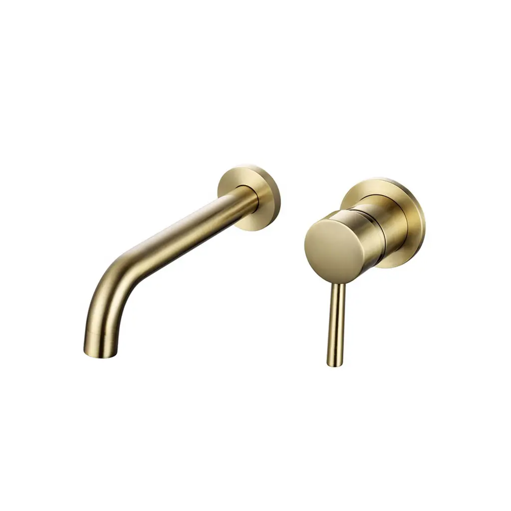 Concealed Basin Mixer Round Brushed GOLD -CBM 13130 BG