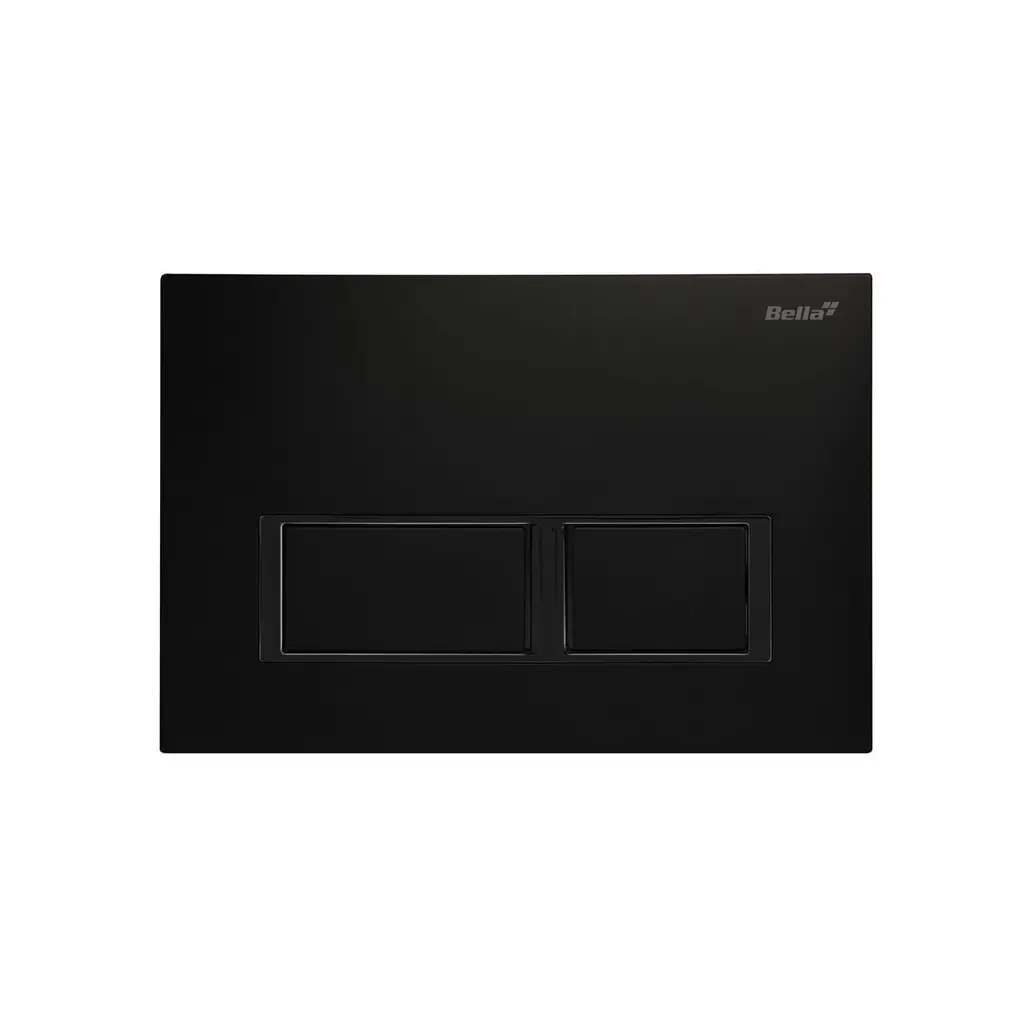 Dual Flush Actuator Plate Square Black PBL 304112