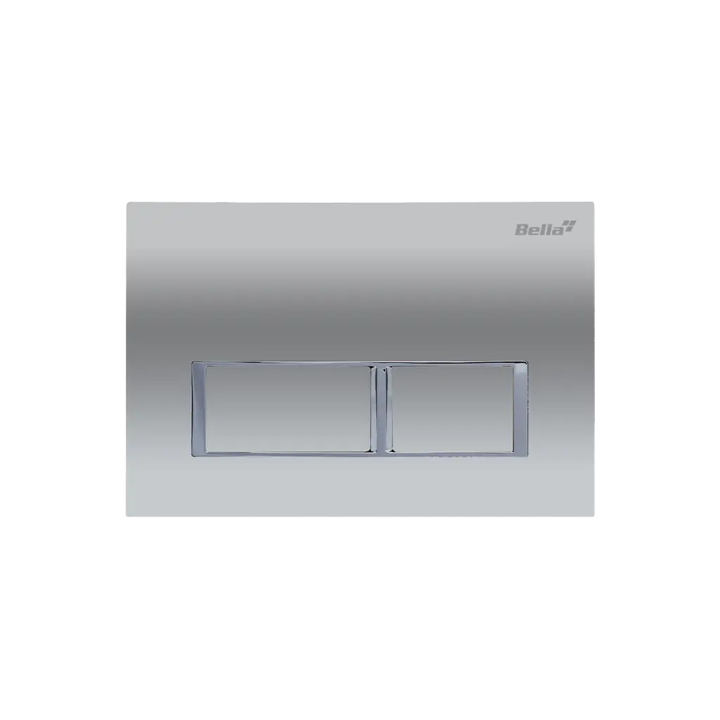 Dual Flush Actuator Plate Square Chrome ACH 304112