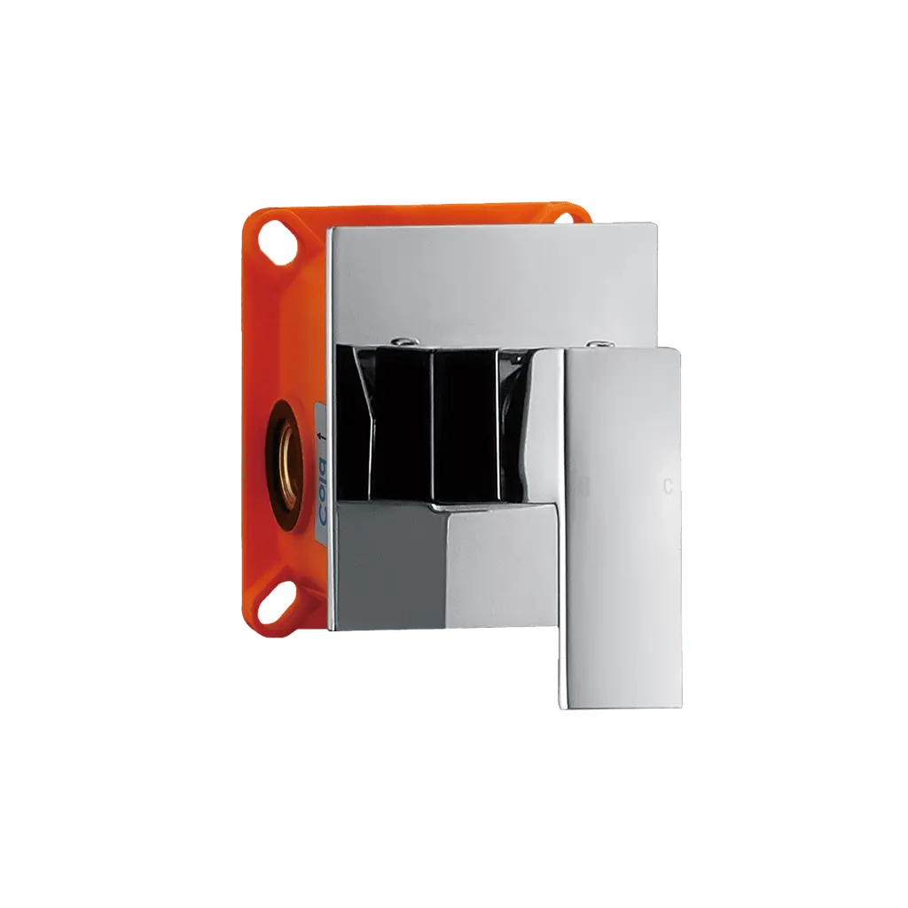 1 Way Concealed Shower Mixer Square Chrome CM 1160