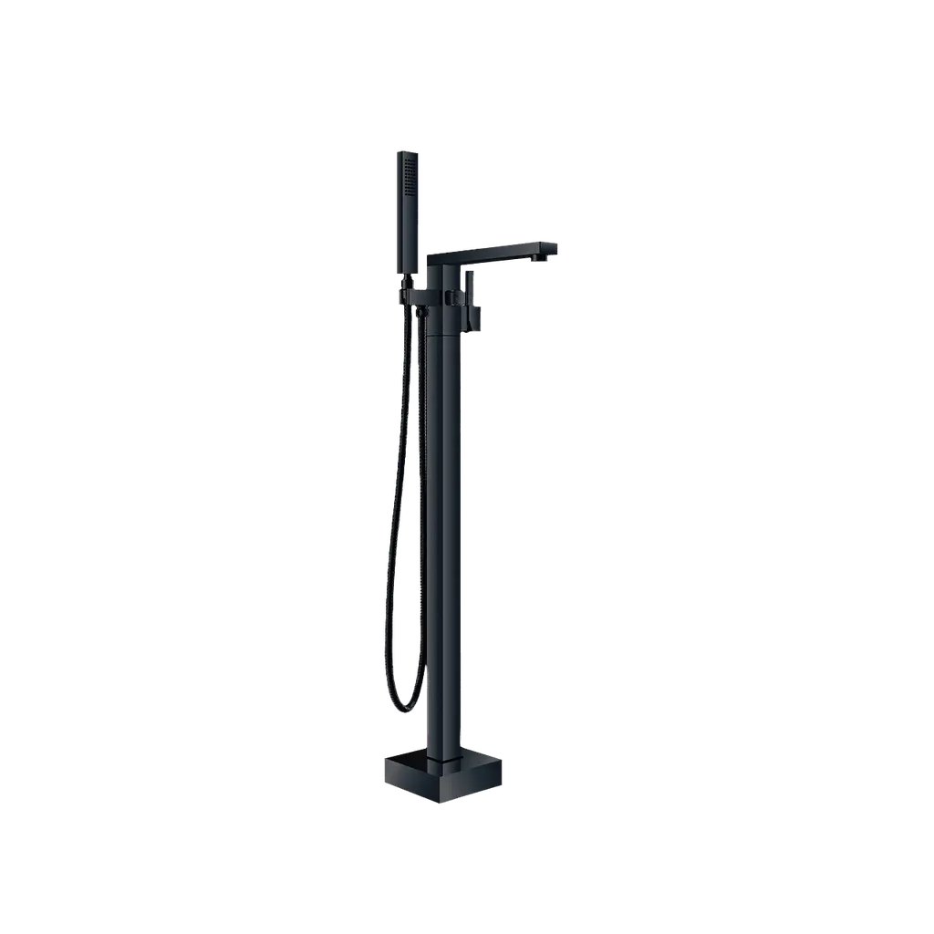 Floor Mounted Bathtub Mixer Square BLACK FM 7311460 DB