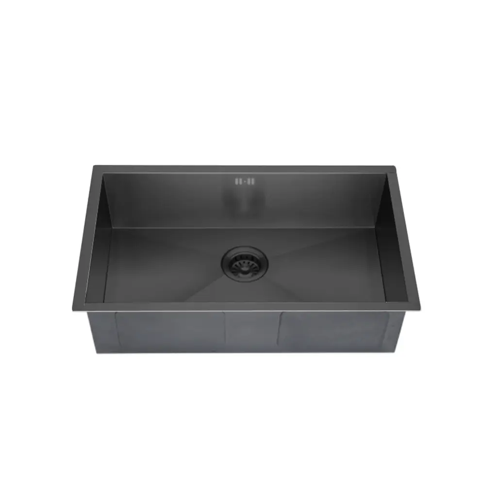 Single Bowl Kitchen Sink w/o Mixer Hole Black KS 8355B