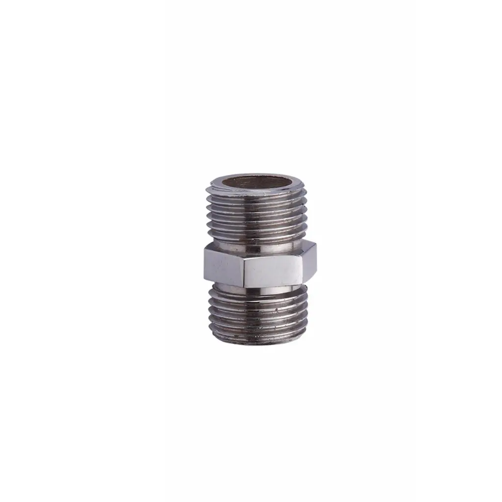 Hex Nipple Brass Connector 1/2"-HN01