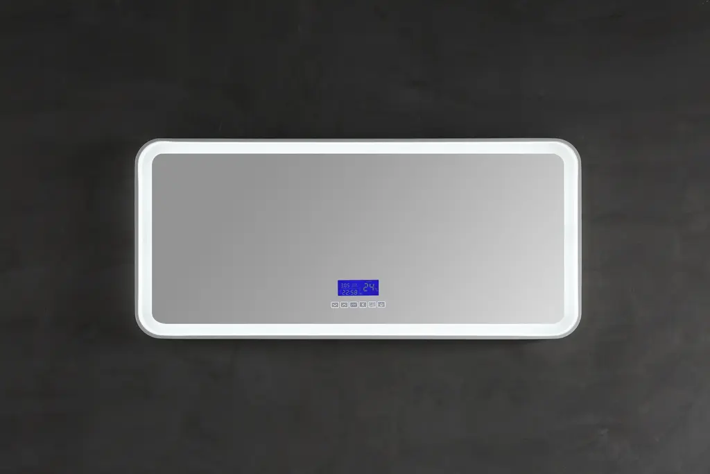 BL M83 Plain Mirror with Stone Frame 100X45 cm