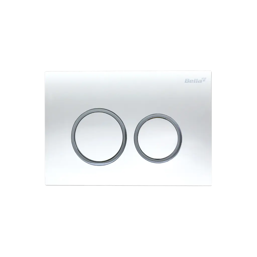 Dual Flush Actuator Plate Round Chrome ACH 304111