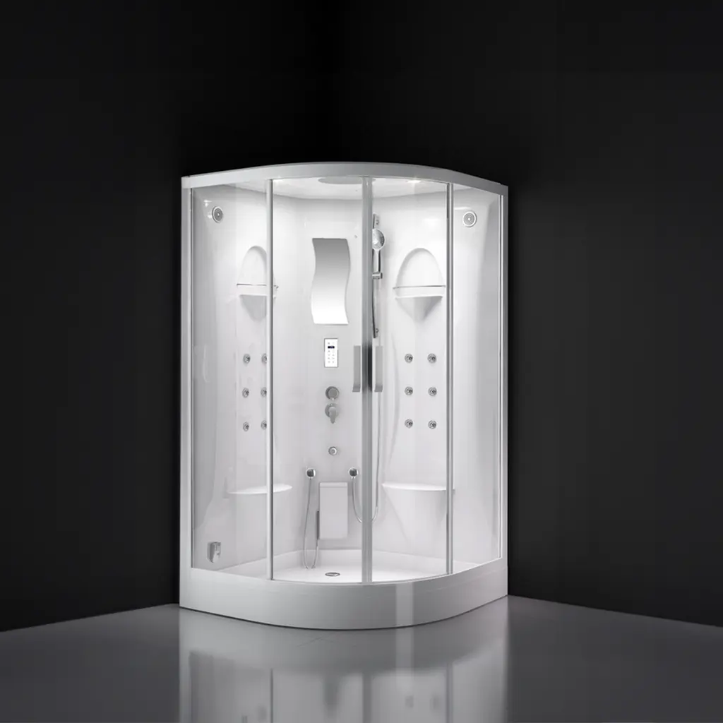 BU 108A Steam + Shower +Bluetooth + Lights 120x120x220 cm