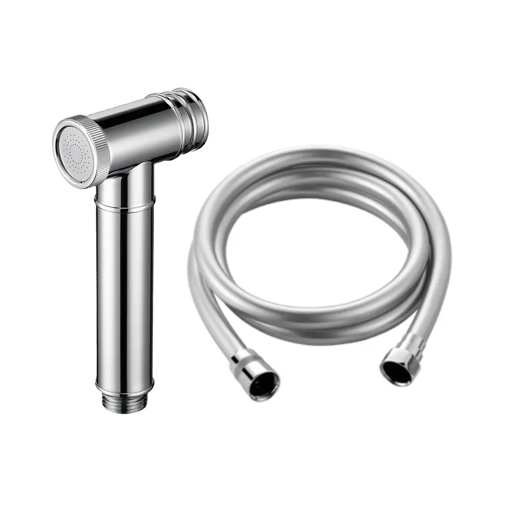 Shattaf Brass Round Chrome With PVC Hose SF 7319190