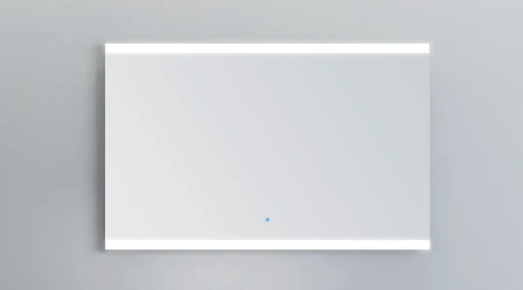 WMJ 00039 Plain Mirror with Silver Aluminum Frame 110x70x40 cm