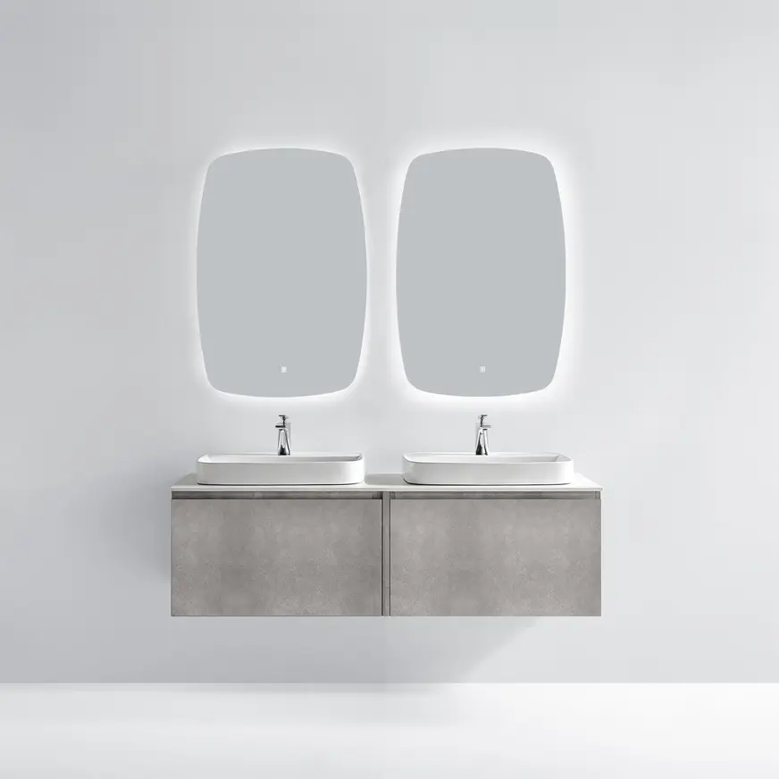 WM-140 0054 Cabinet + Ceramic Basin + Stone Top 140x50x45 cm