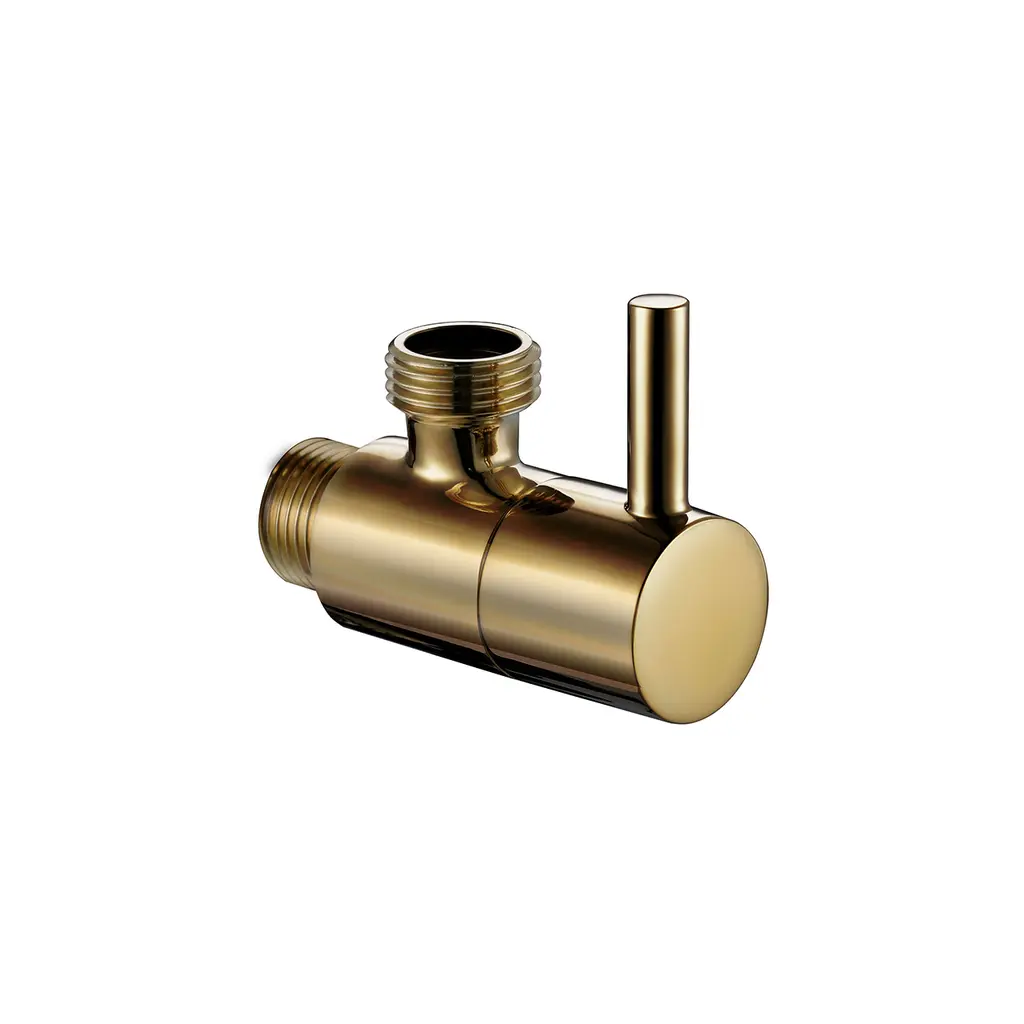 Angle Valve Round Shiny Gold -AV 7304101 SG