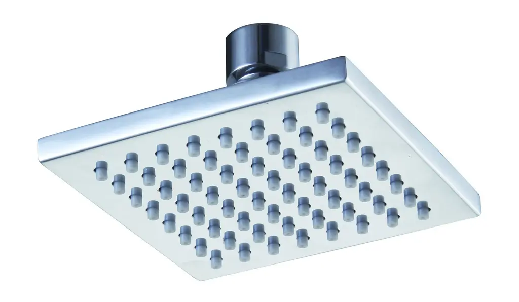 SH 9401 Brass Shower With Arm Square 4"