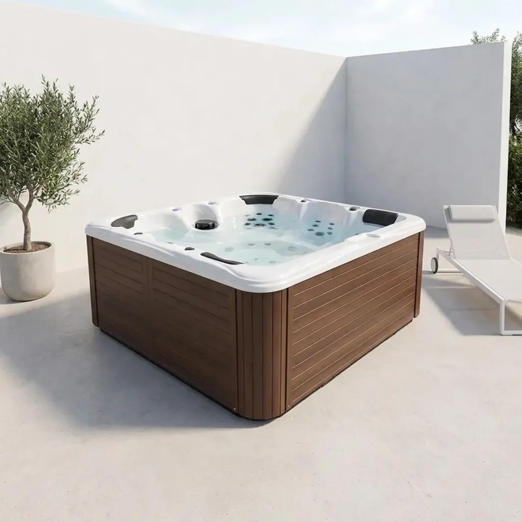 BL 87305A BW Whirlpool Spa + Waterfall + Balboa System