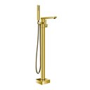 Floor Mounted Bathtub Mixer Square Brushed GOLD FM 7311460 BG