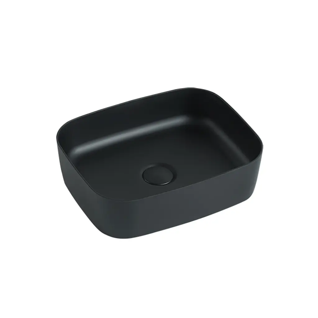 Countertop Melamine Wash Basin Matt Black BL53-WCL6001