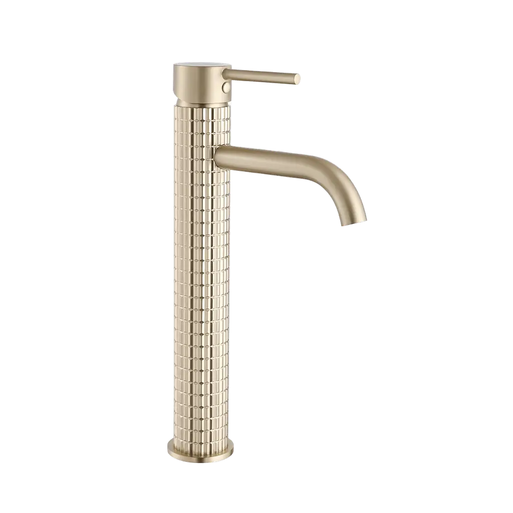 Basin Mixer Tall Brushed Gold BM 366402 BG