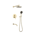 3 Way Concealed Shower Full Set Brushed Gold CM 366423 BG