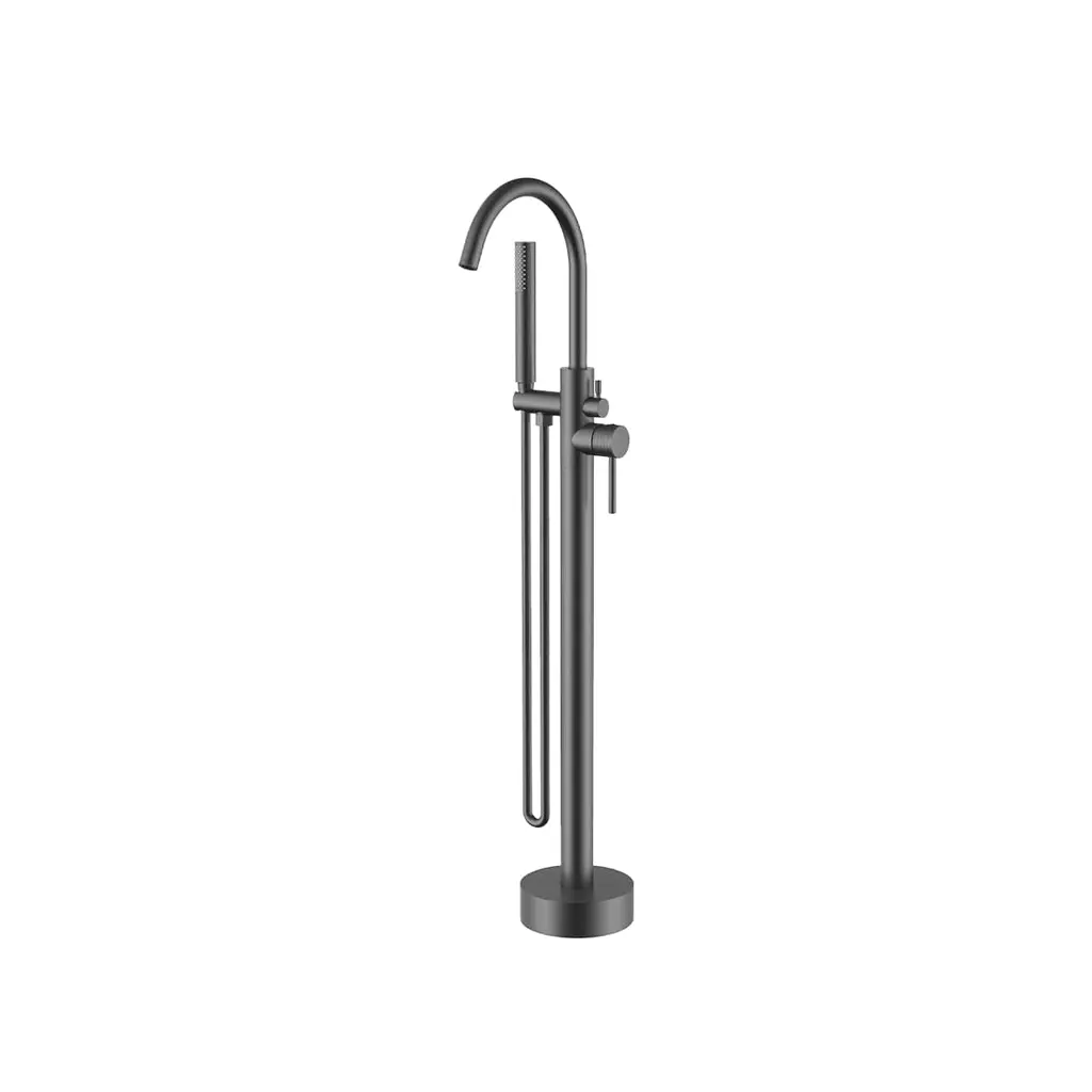 Floor Mounted Bathtub Mixer Gun Metal FM 361230 GM