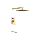 2 Way Concealed Shower Set Brushed Gold CM 365022 BG