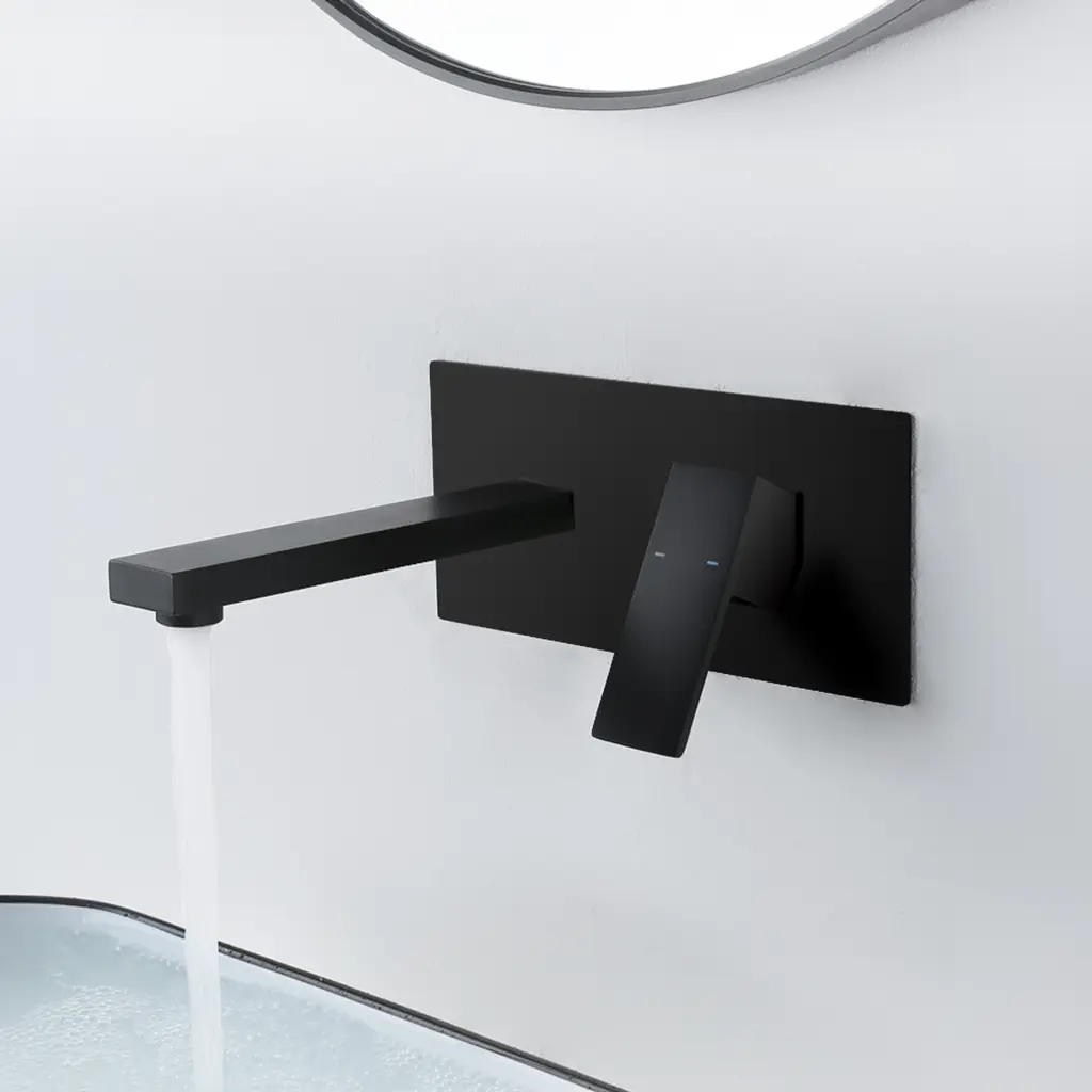 Concealed Basin Mixer Square Black CBM 731113 DB