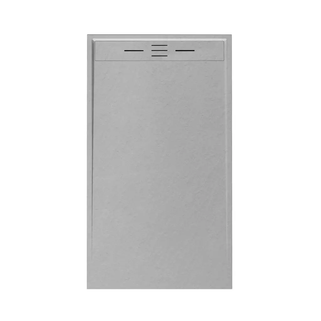 GT-12080LS Grey Shower Tray 120x80cm + Waste Outlet