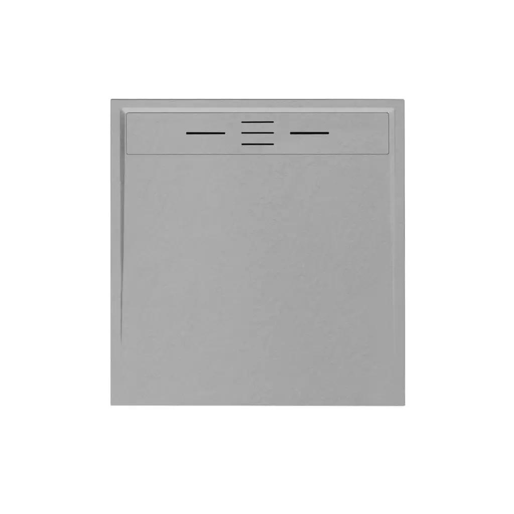 GT-10090LS Grey Shower Tray 100x90cm + Waste Outlet