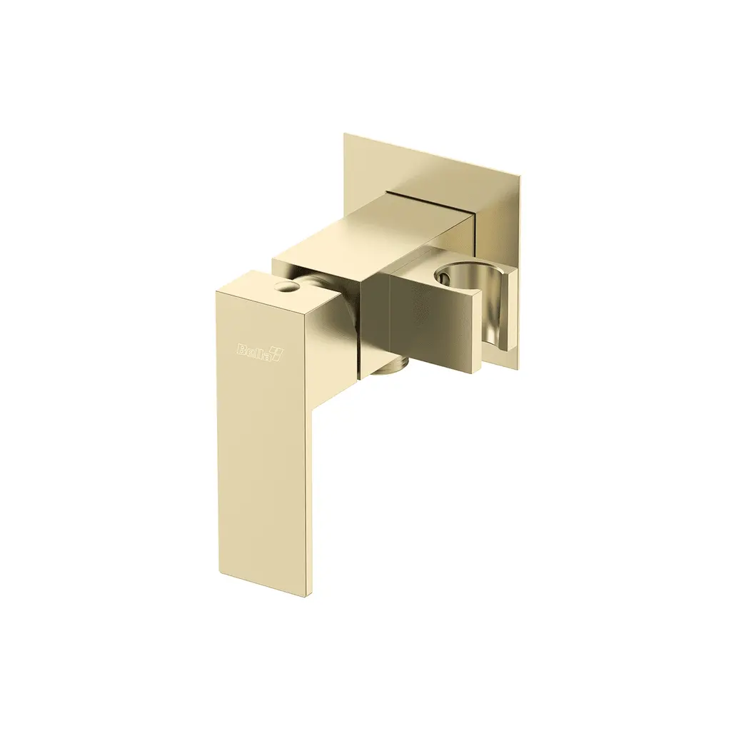 Shattaf Mixer Square Brushed Gold SHM 364621 BG