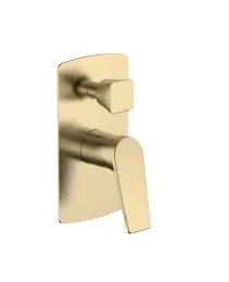 2 Way Concealed Shower Mixer Brushed Gold CM 365022 BG