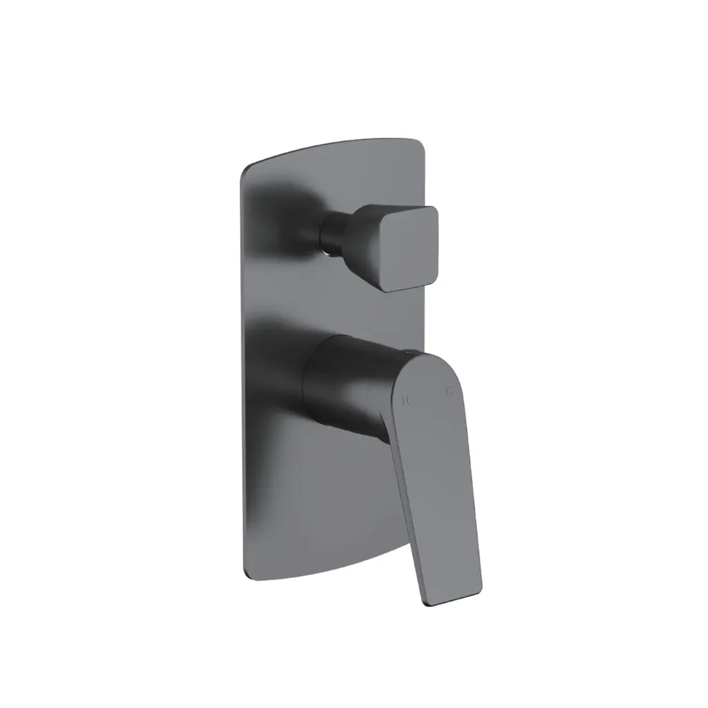 2 Way Concealed Shower Mixer Gun Metal CM 365022 GM