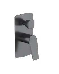 2 Way Concealed Shower Mixer Gun Metal CM 365022 GM