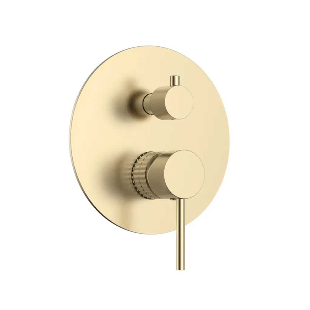 3 Way Concealed Shower Mixer Brushed Gold CM 366423 BG