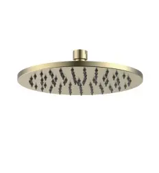 Rain Shower Round Brass Brushed Gold 25cm RS 363102 BG